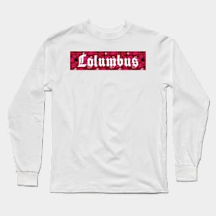 Columbus Flower Long Sleeve T-Shirt